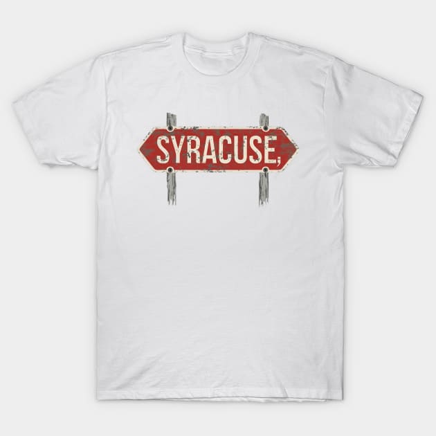 Syracuse T-Shirt by OldSchoolRetro